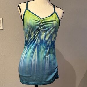 Prana Blue and Green Women's Top
